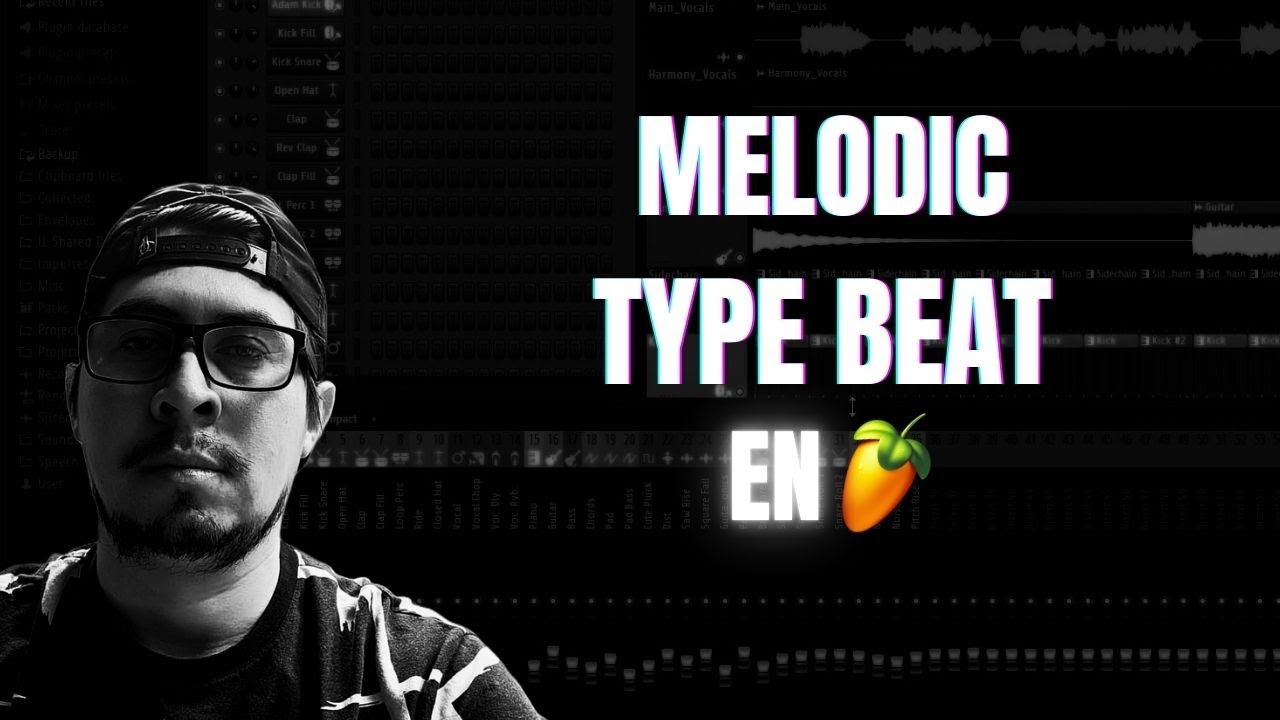 Cómo hago un beat de Hip Hop melódico | FL Studio | Dark & emocional
