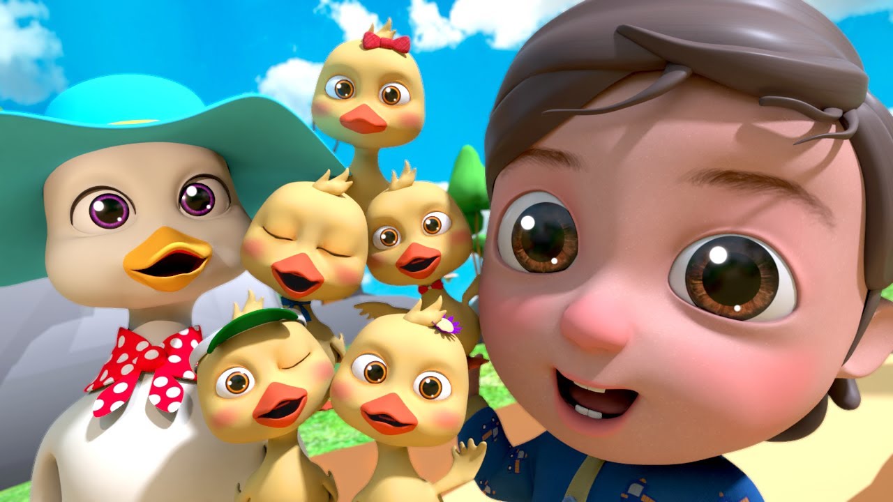 Five Little Ducks | Kids Songs | LetsgoMartin