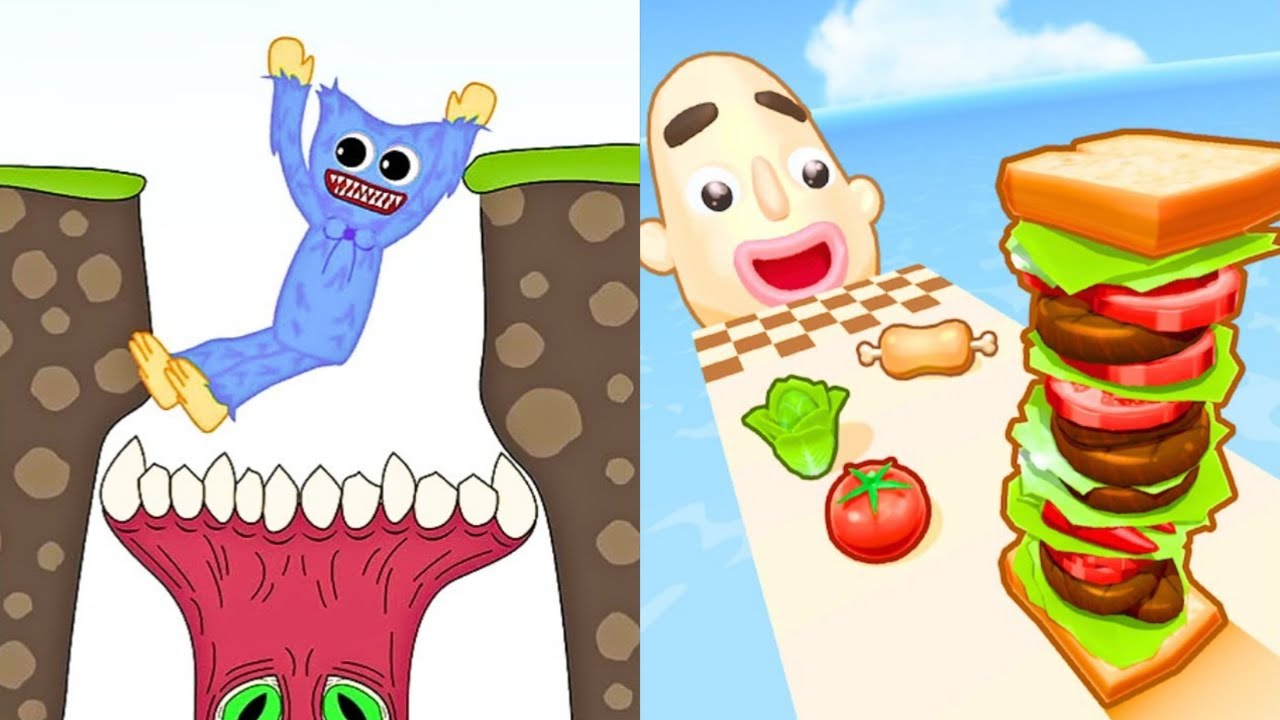 Hugy's Animated Story VS Sandwich Runner || BrainStorm Walkthrough || Max Gameplay || EP3