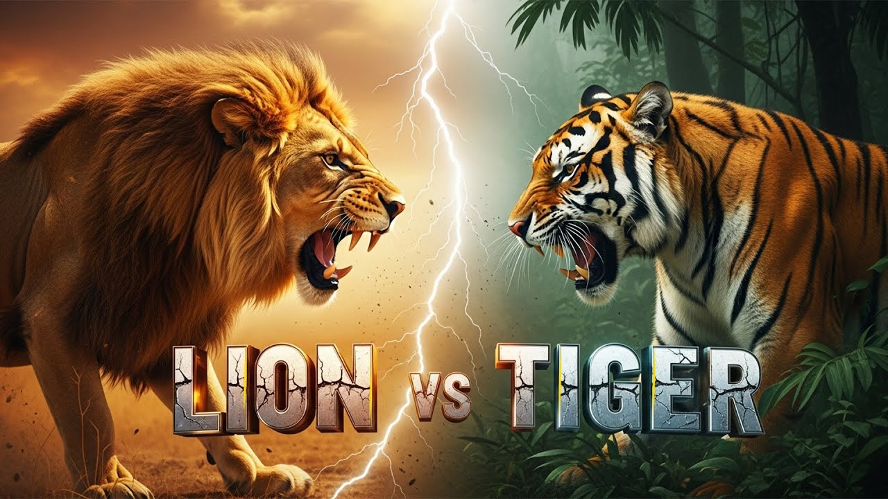 🔥The Ultimate Battle: Lion vs Tiger &ndash; Who Is the Real King of the Wild? | Exopass