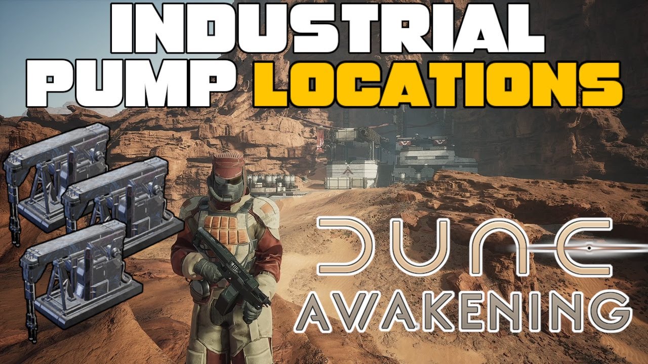 How To Find Industrial Pumps in Dune Awakening! 2 GREAT Industrial Pump Locations