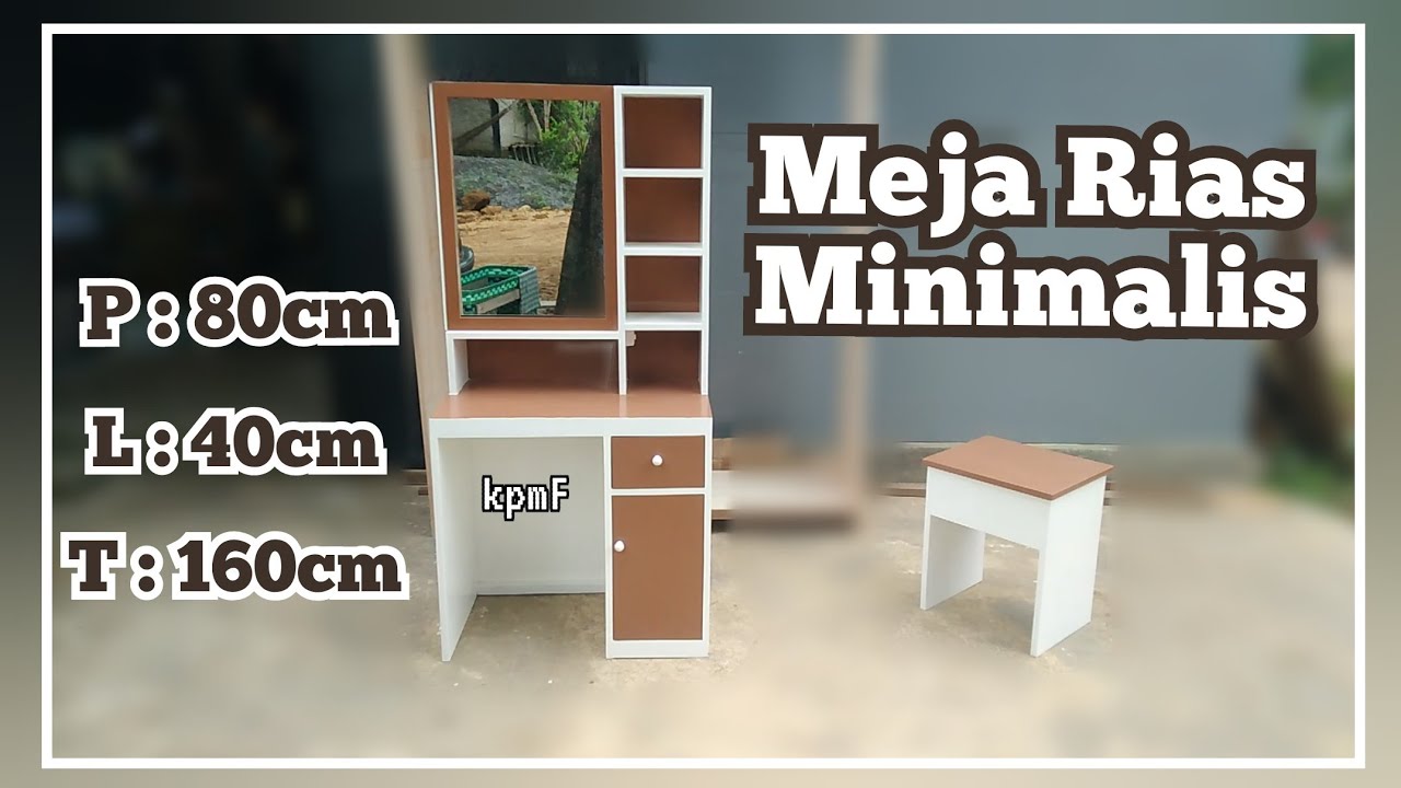 MEMBUAT MEJA RIAS DARI TRIPLEK #mejariasminimalis #mejarias #mejariasmurah #kpmfurniture