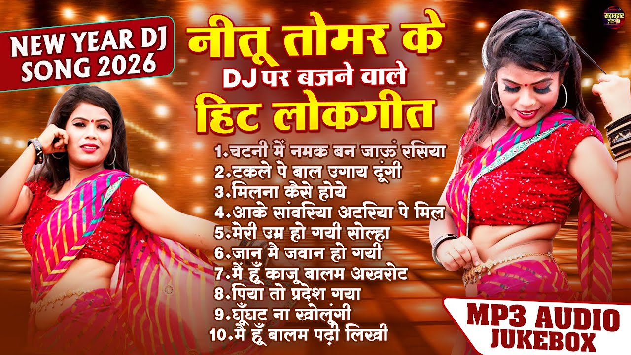 New Year Song 2026🎈\ नीतू तोमर के DJ पर बजने वाले हिट लोकगीत - 🎧 MP3 Audio Jukebox ~ Hit Lokgeet 🎊