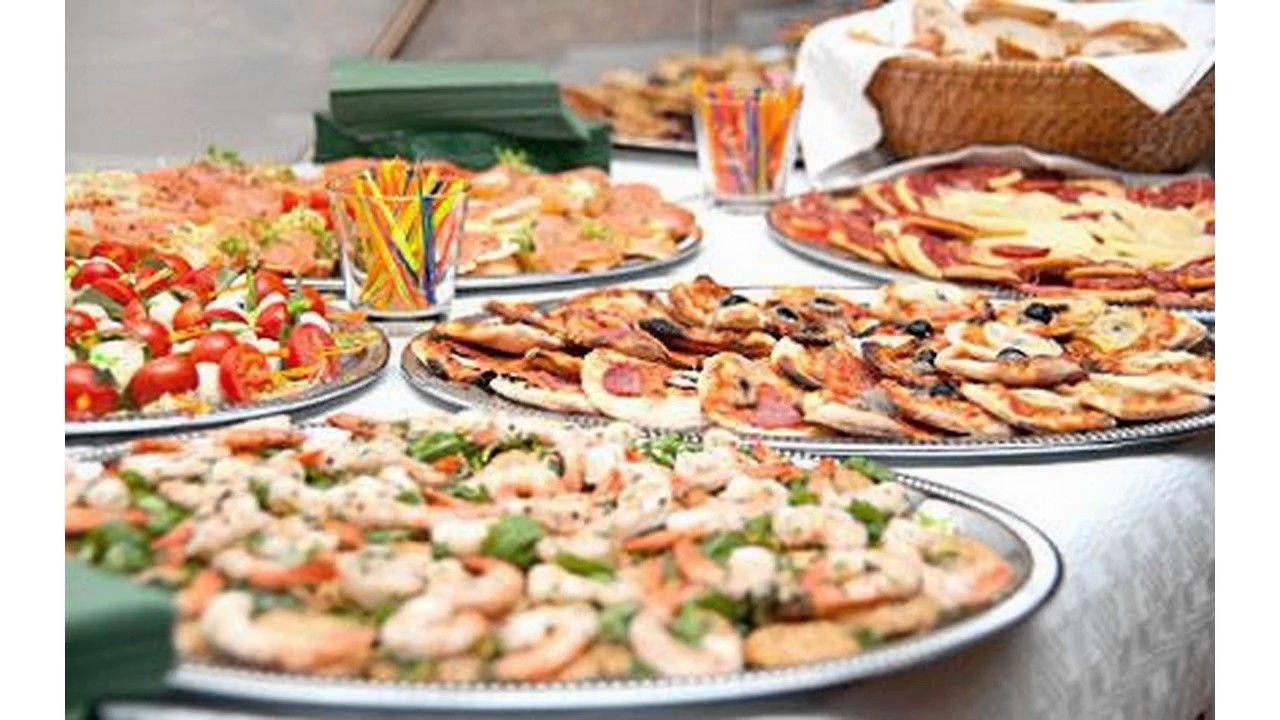 Ideas de la comida del buffet de la boda