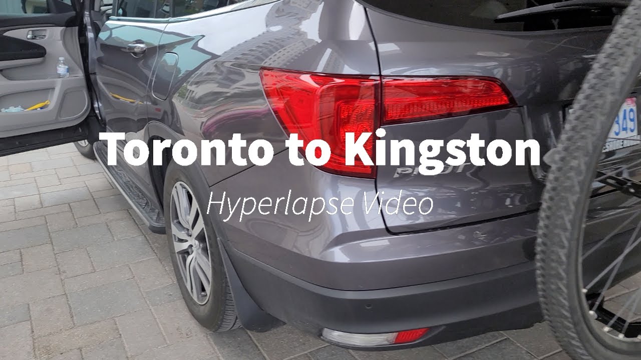 Toronto to Kingston Road Trip in Hyperlapse  [4K] [UHD]