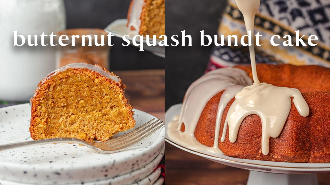 Butternut Squash Bundt Cake | Easy Vegan Baking