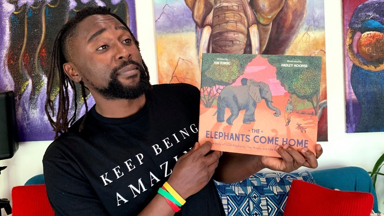 THE ELEPHANTS COME HOME by KIM TOMSIC and illustrated by HADLEY HOOPER
