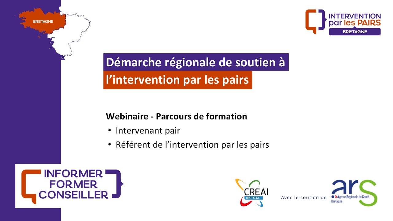 Présentation des parcours de formation #pair #handicap #bretagne