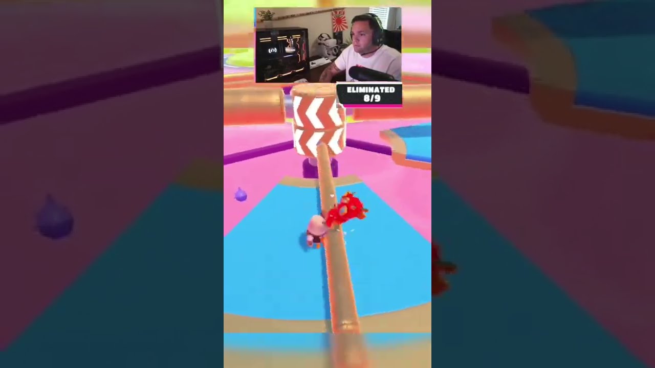 Funny Fall Guys Win! #shorts #gaming #fallguys #livestream #clips #live #fallguyslive #win #winning