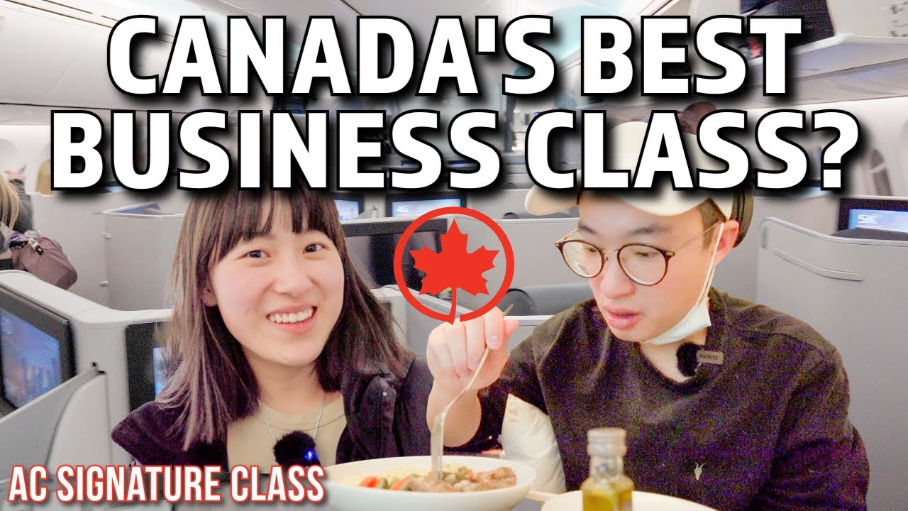 Впечатления от полета в классе Signature Class на самолете Air Canada 777: Торонто — Калгари.