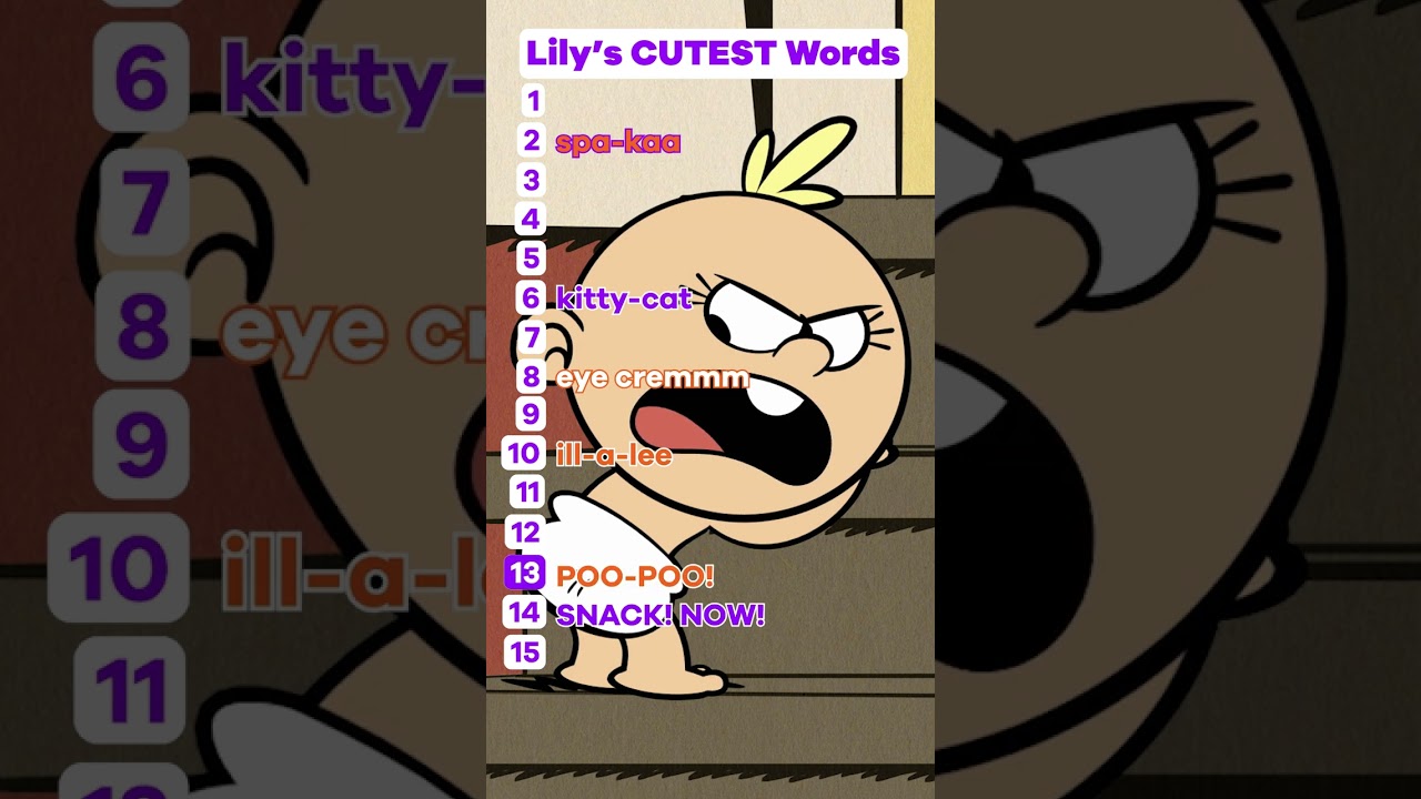 Baby Lily&rsquo;s Words Ranked By CUTENESS! | Nicktoons