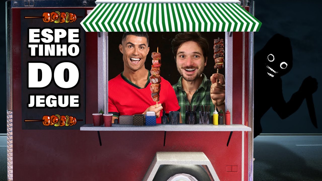 ABRIR UM FOODTRUCK DE ESPETINHO COM O CRISTIANO RONALDO DE MADRUGADA FOI UMA PÉSSIMA IDÉIA...