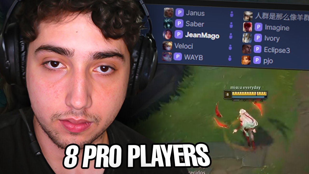 JEAN MAGO CAIU COM 8 PRO PLAYERS NA SOLOQ COREANA