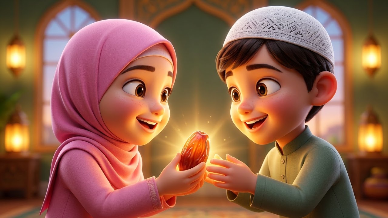 Sharing Is Caring | How Kids Learn Sharing Is Fun | Little  Muslim Stars