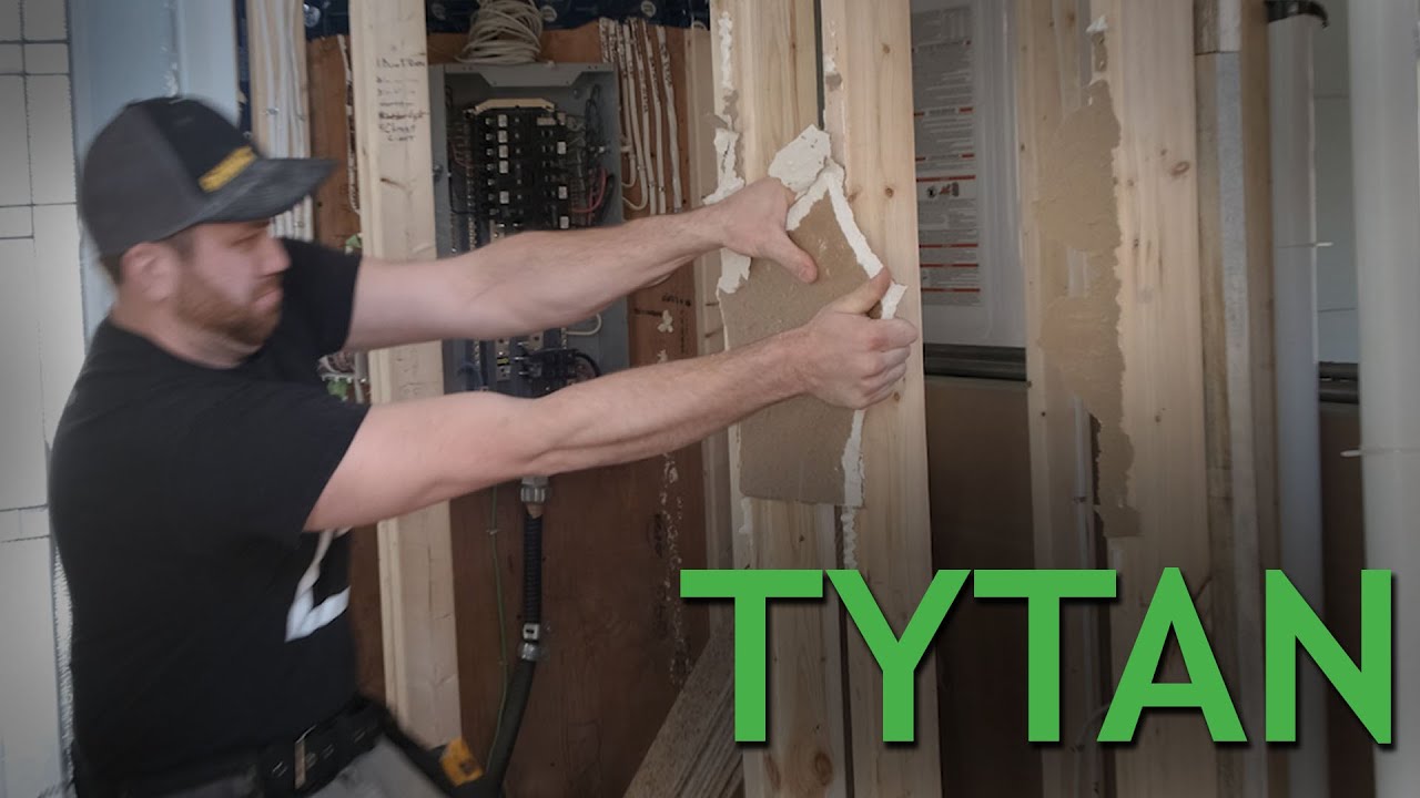 Испытание на прочность сцепления гипсокартона Tytan