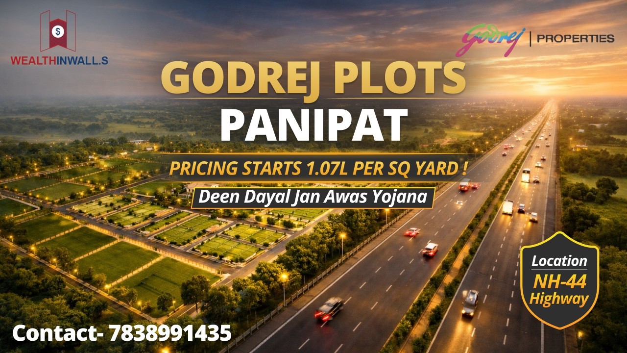 Godrej Plots Panipat– DDJAY Approved Luxury Living on NH-44 | Limited Offers #realestateindia