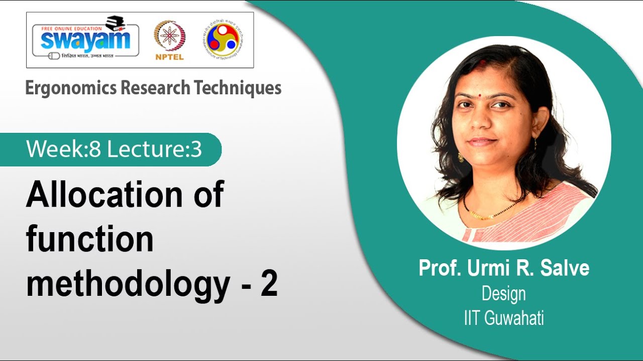 Lec 28: Allocation of function methodology