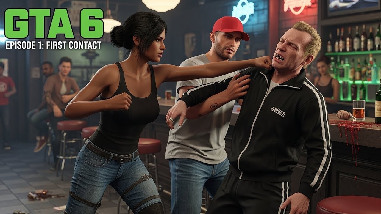 GTA 6 AI FILM: How LUCIA Met JASON