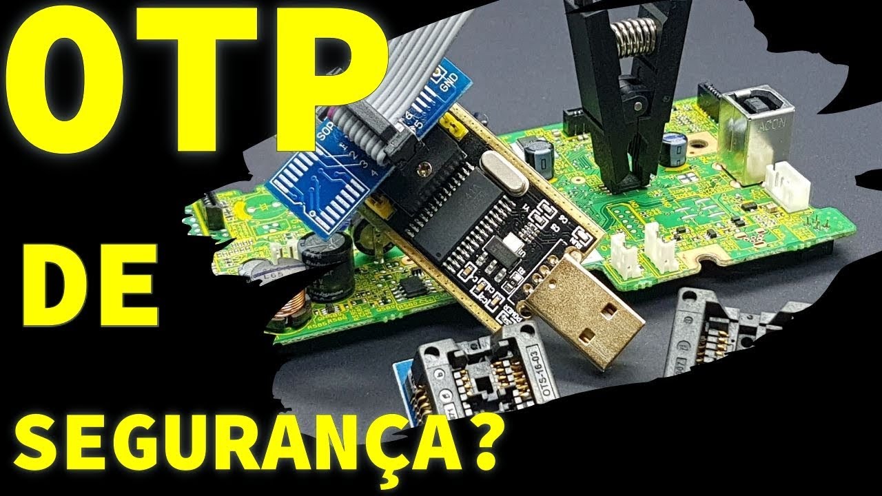 GRAVAR OTP NO CH341A? OU NO TL866 MINIPRO? Veja como gravar bios em OTP de segurança. #otp #bios