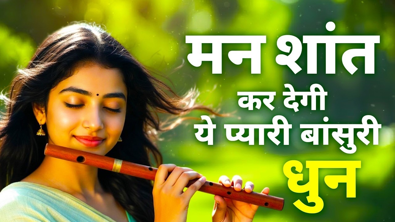 ध्यान और मन को शांत करने वाली बांसुरी ।Mind Relaxing Flute Rain Meditation For Sleep & Stress Relief