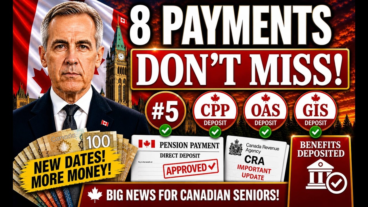 8 Government Payments Canadian Seniors Can Get in 2026 &mdash; Don't Miss Number 5