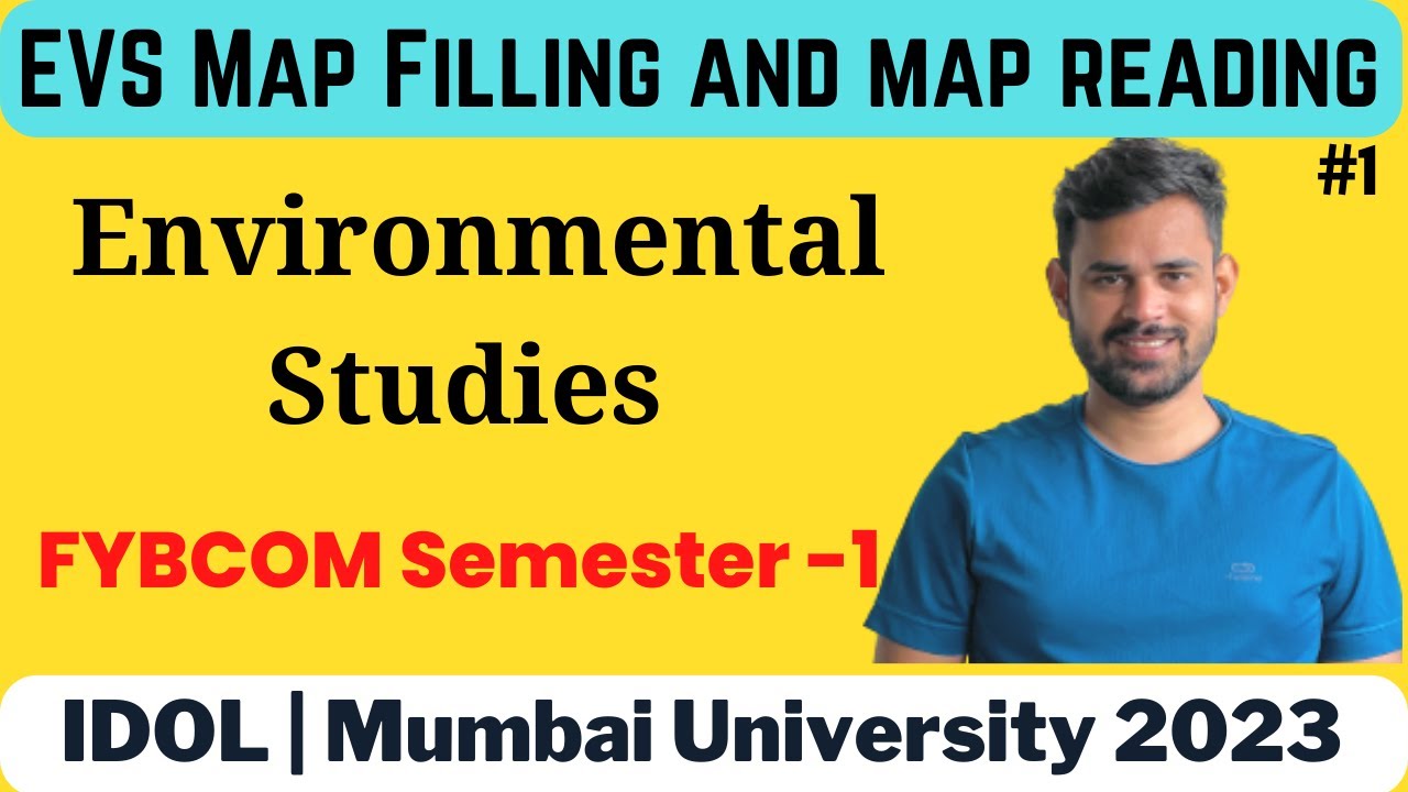 FYBCOM EVS map filling sem 1 | environmental studies map filling  | Mumbai University