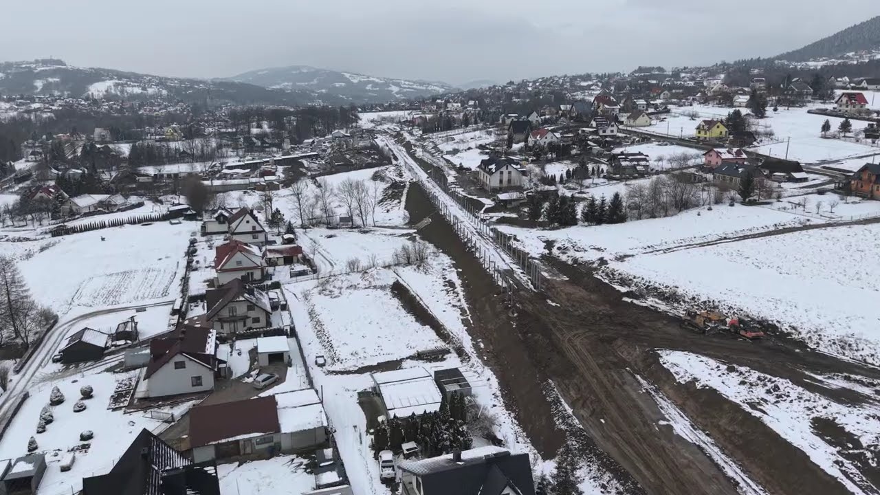 Prace przy budowie linii kolejowej nr 104 odcinek Mordarka 20.02.2026 #limanowa #kpo #inwestycje