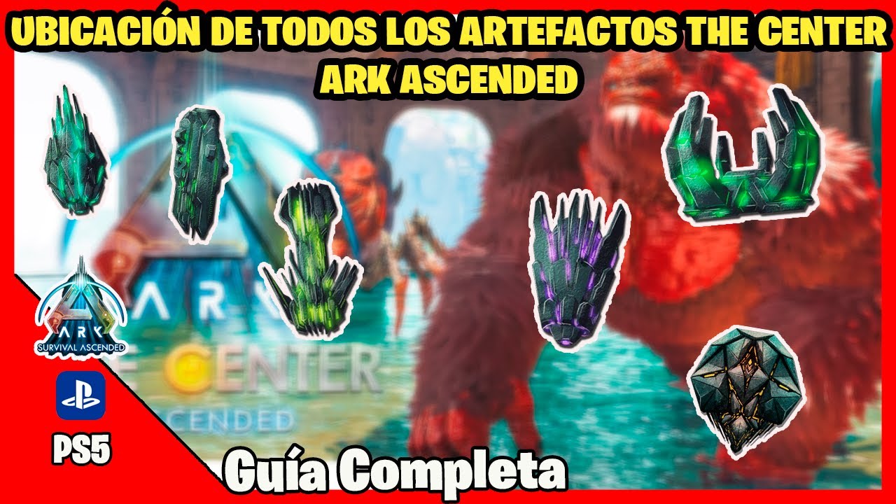 Ubicación de los ARTEFACTOS para BOSS en THE CENTER | ARK ASCENDED