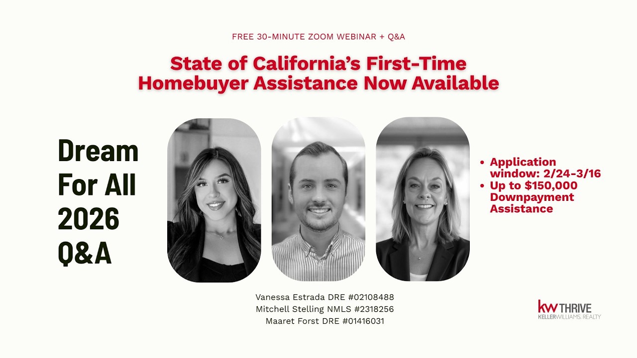 Dream For All 2026 Q&A: Your Downpayment Assistance Questions Answered | CalHFA Part 2