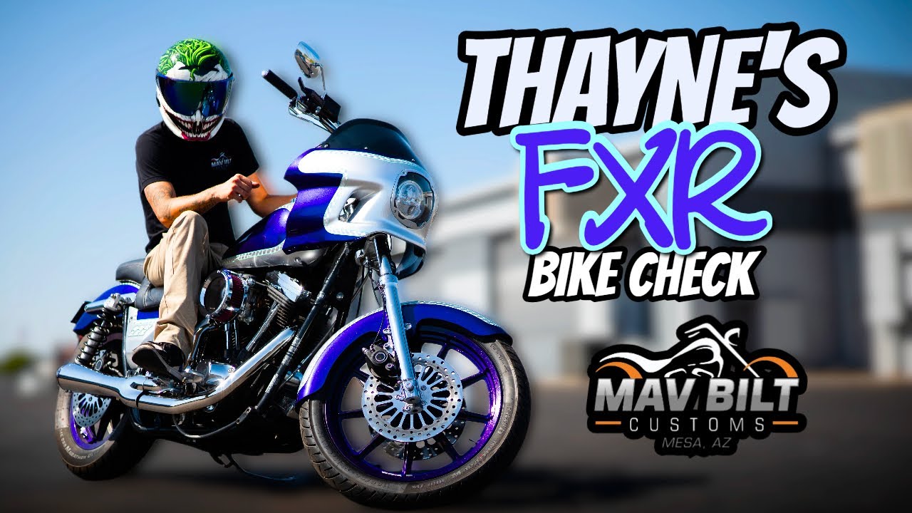 Thayne's FXR bike check!