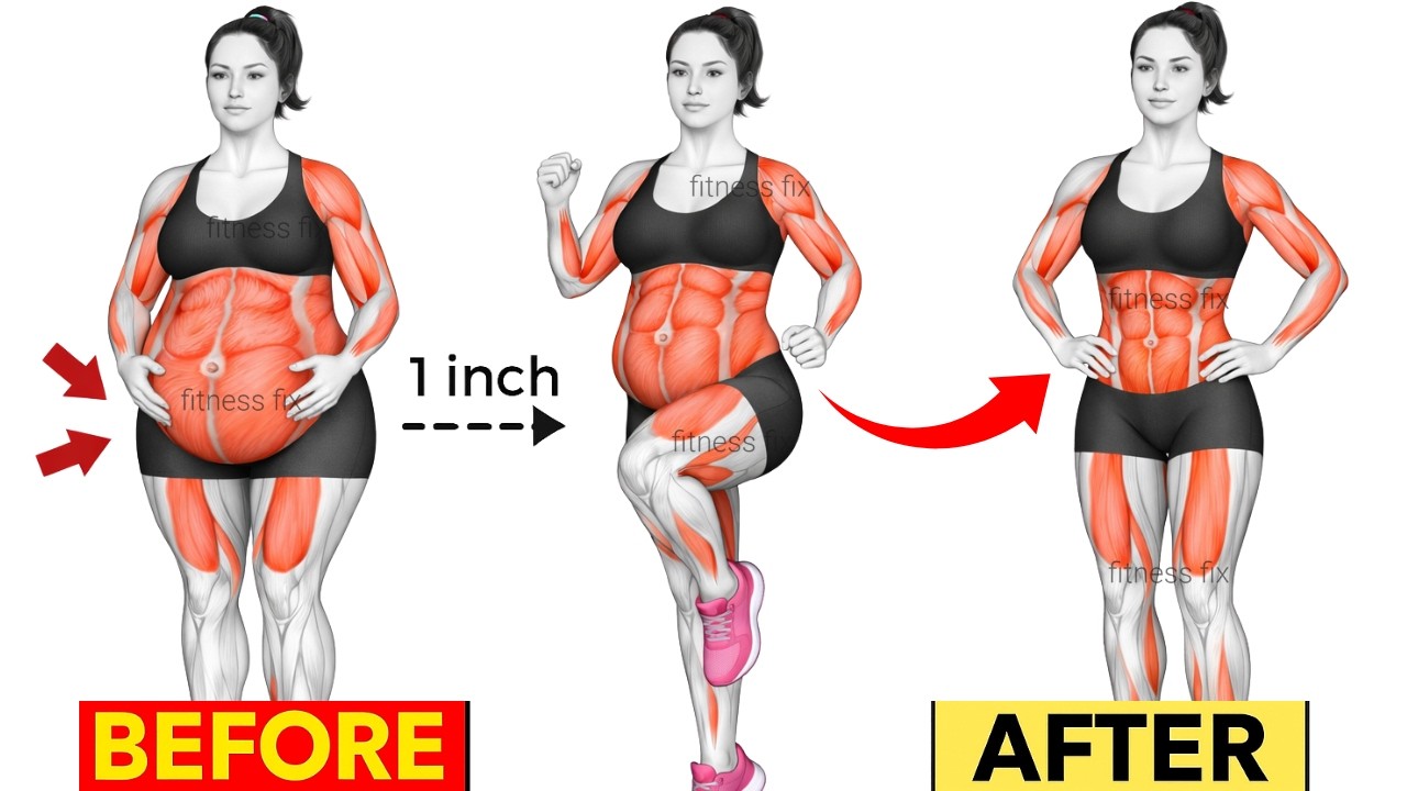 👙 Lose Belly Fat FAST with Standing Abs ➜ Belly Fat Melts Away with Standing Abs | Full Body Workout