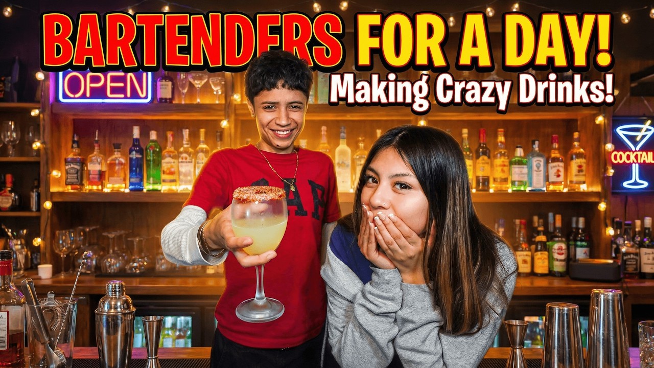 FRIENDS BECOME BARTENDERS FOR 24 HOURS