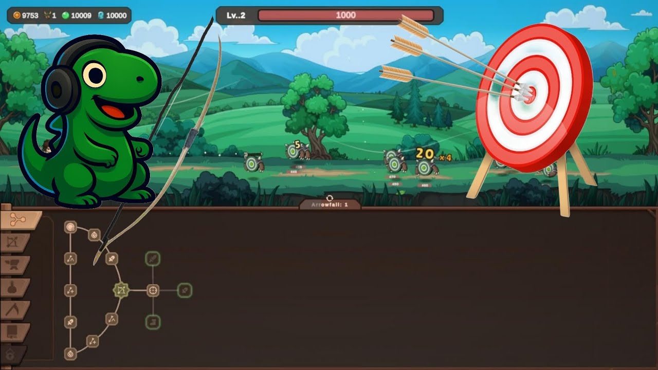 Я стал ЛУЧНИКОМ прохождение игры Zad archery полное прохождение  (демо)