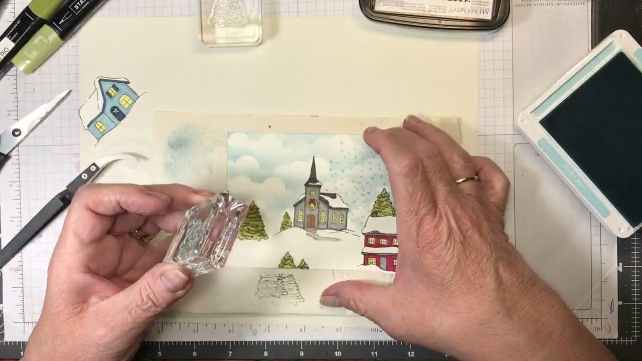 Yuletide Village Card