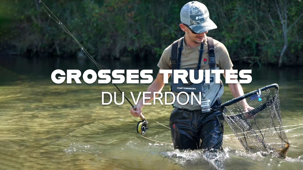 Pêche des grosses truites à la mouche sur le Bas Verdon