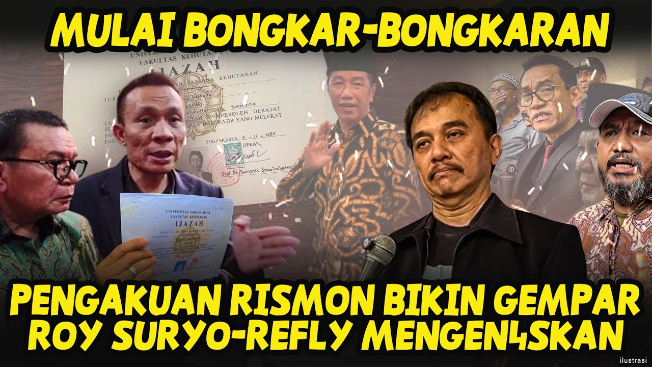 JOKOWI MENANG TELAK‼️RISMON NYERAH & MINTA MAAF🤭ROY SURYO, REFLY HARUN, RUSTAM “MENGEN4SKAN”⁉️