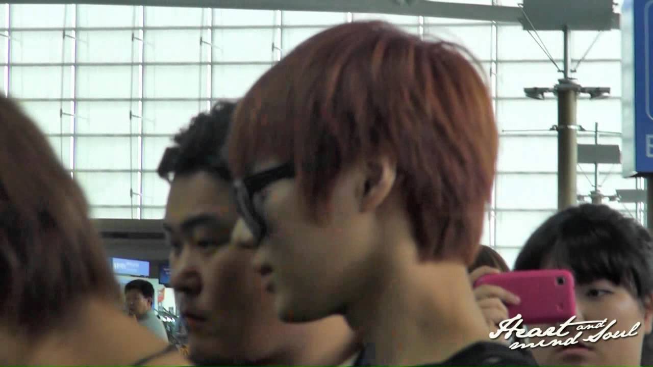 110608 Gorgeous SHINee (Taemin focus) fancam @ Incheon Airport (OTW to Paris)