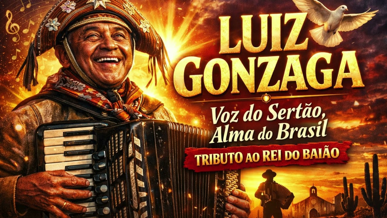 🪗✨ LUIZ GONZAGA — Voz do Sertão, Alma do Brasil | Tributo ao Rei do Baião