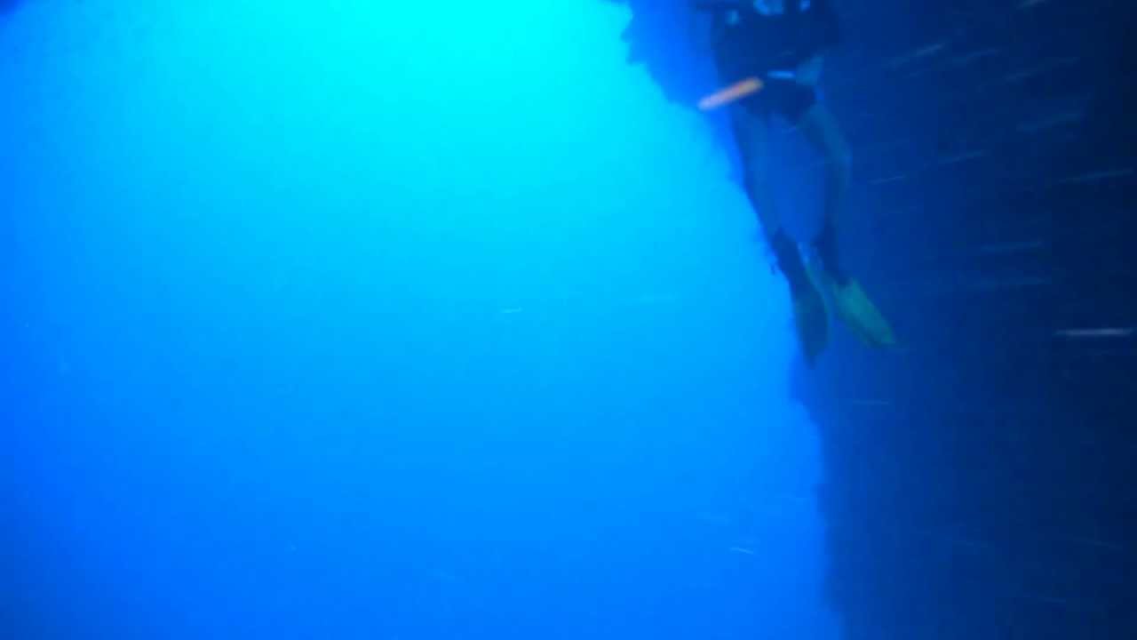Narkoza azotowa w Blue Hole, arch, Dahab