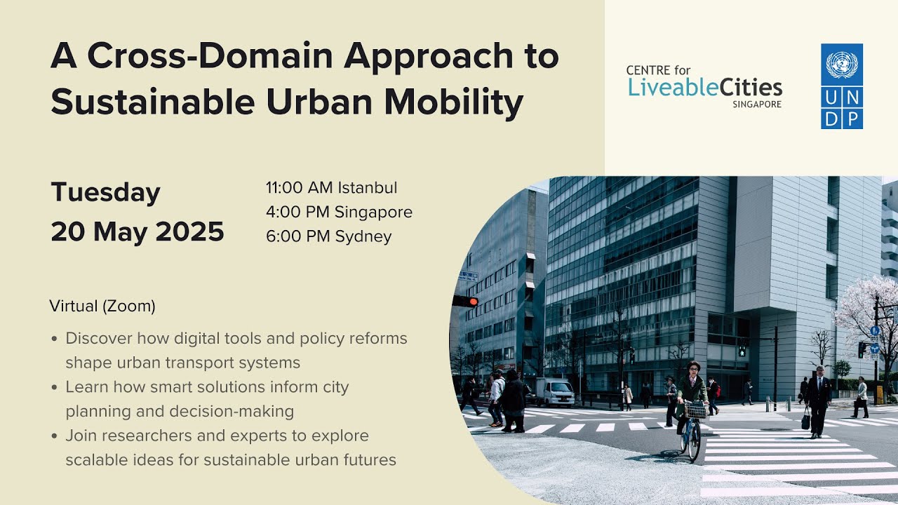 CLC/UNDP Webinar: A Cross-Domain Approach to Sustainable Urban Mobility
