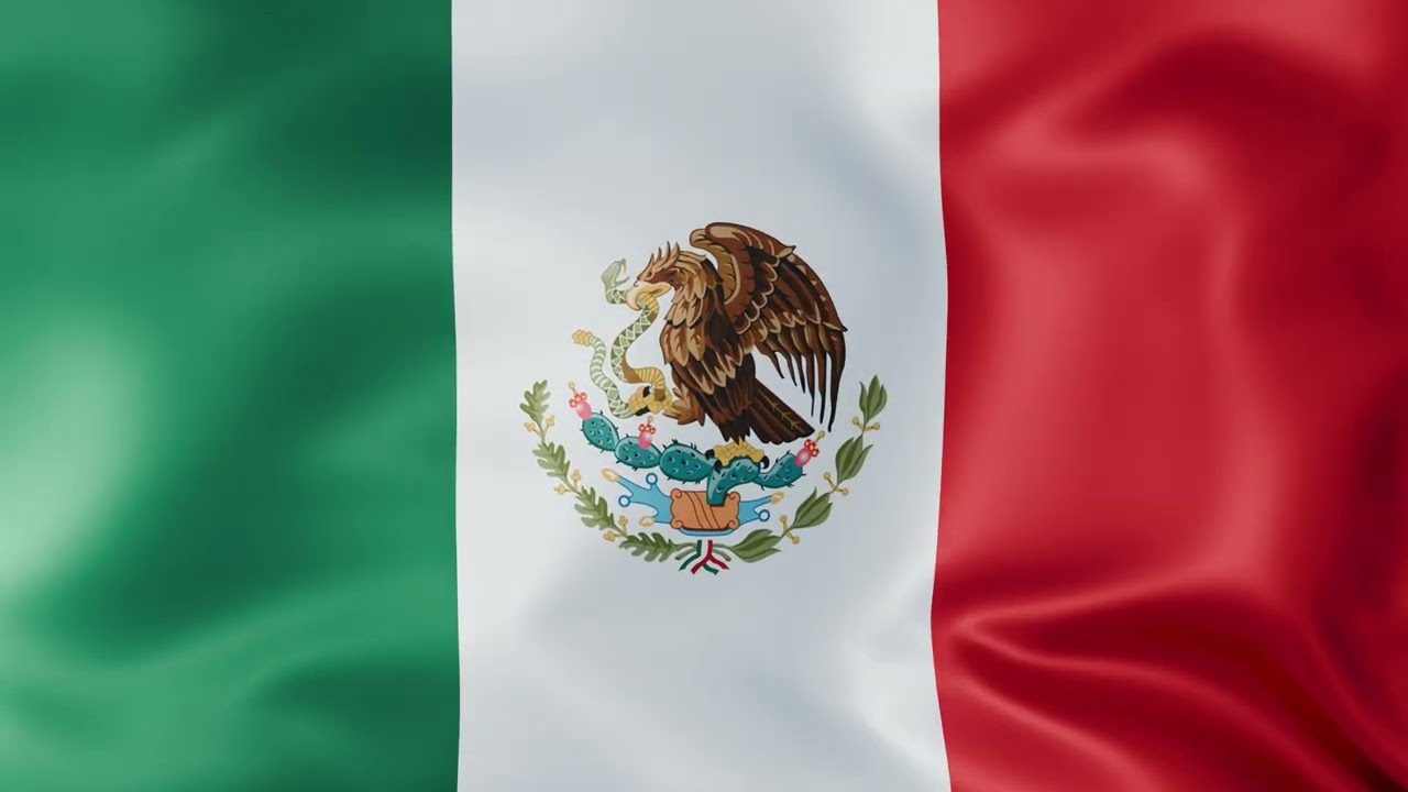 Mexico Flag Background 🇲🇽 | Bandera de M&eacute;xico 4K