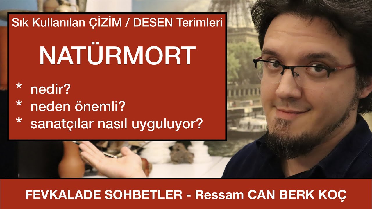 Natürmort - Sık Kullanılan Çizim / Desen Terimleri