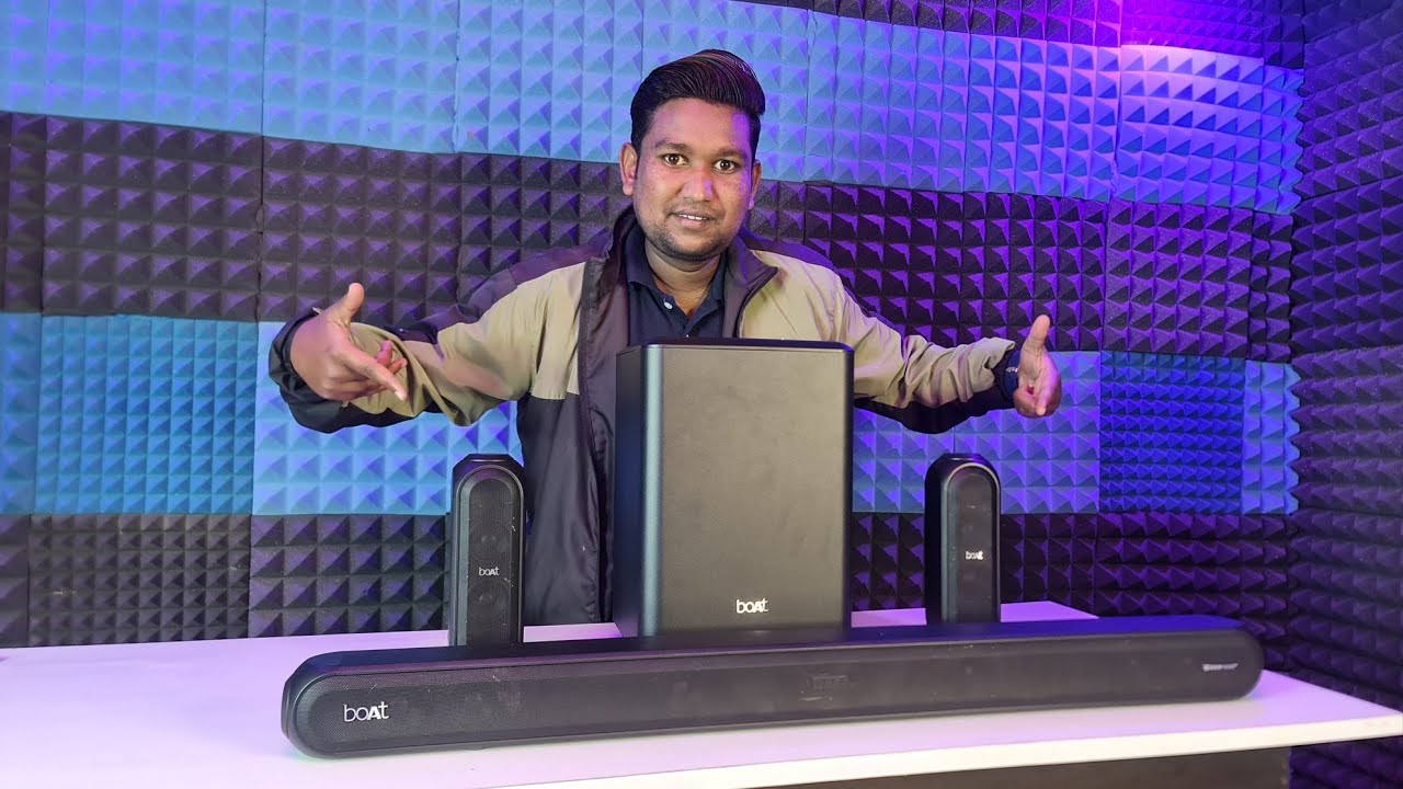Boat Aavante 3200D Dolby 5.1 Wireless Soundbar | DETAIL AUDIO BASS HDMI ARC DOLBY TEST | 350w sound