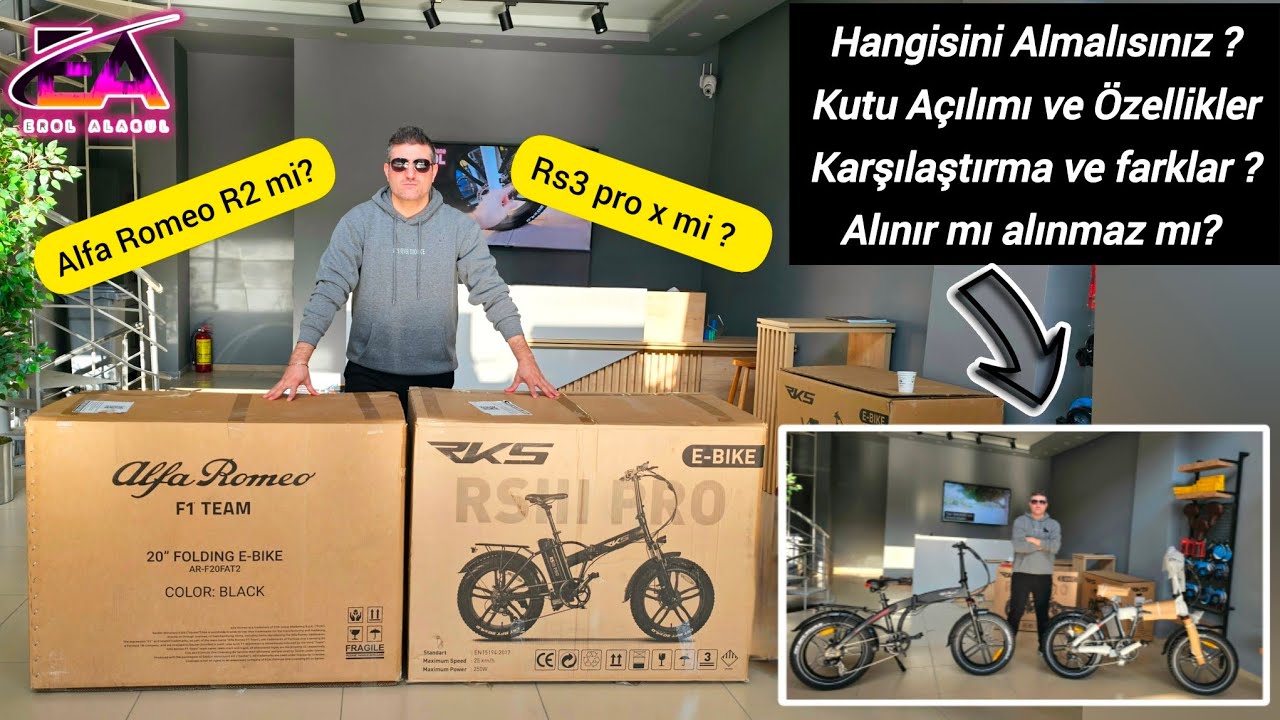 Rs3 Pro x mi, Alfa Romeo r2 mi?Elektrikli Bisiklet Karşılaştırması, #rks Xs25 #ebike #bim #kit Arora