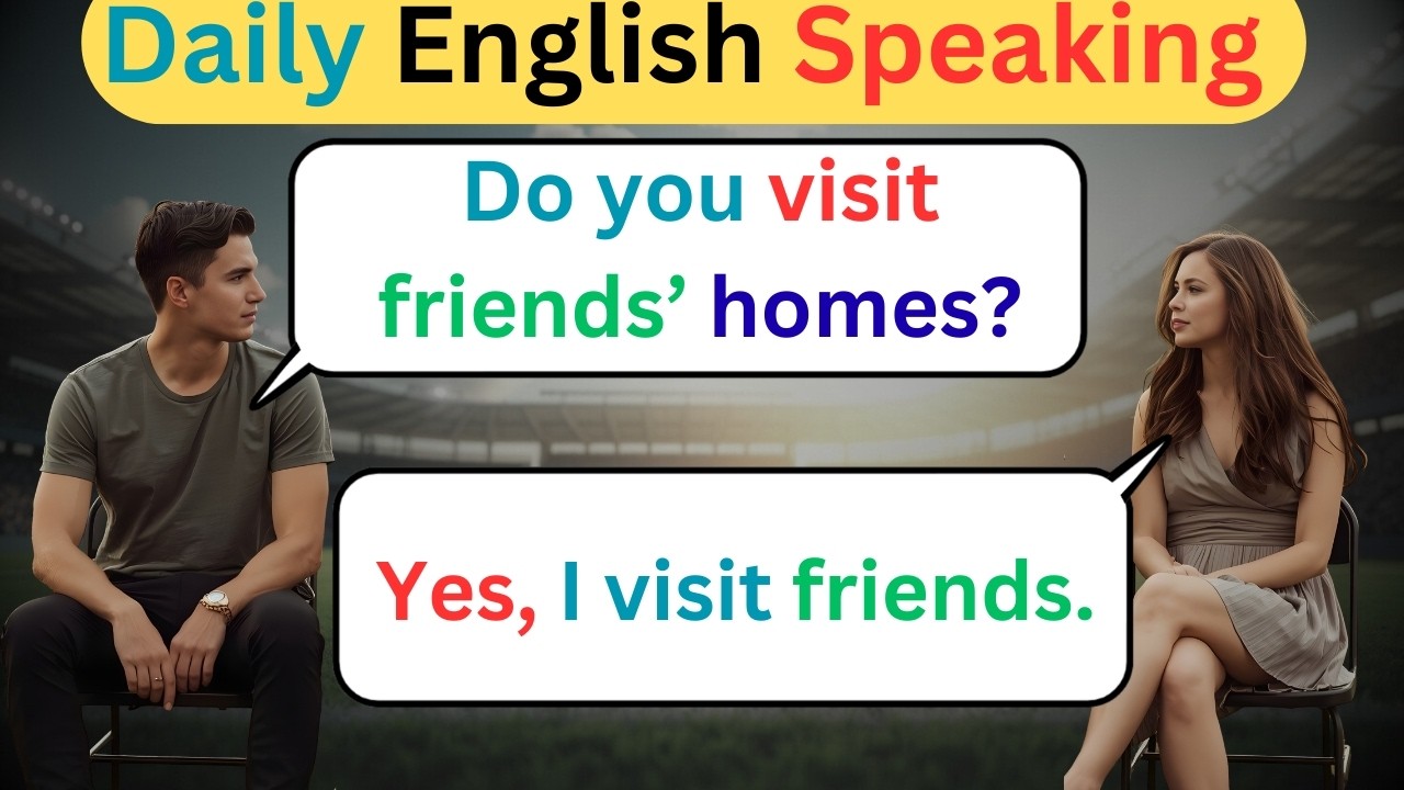 ✅ English Conversation Questions and Answers for Beginners | Easy Daily Spoken English Practice ✅