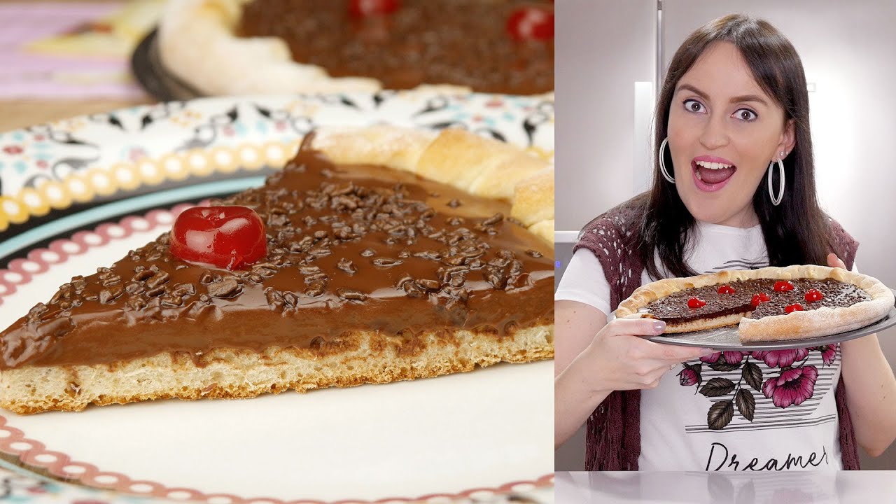 PIZZA DE CHOCOLATE SUPER F&Aacute;CIL E IRRESIST&Iacute;VEL | Cook'n Enjoy #537