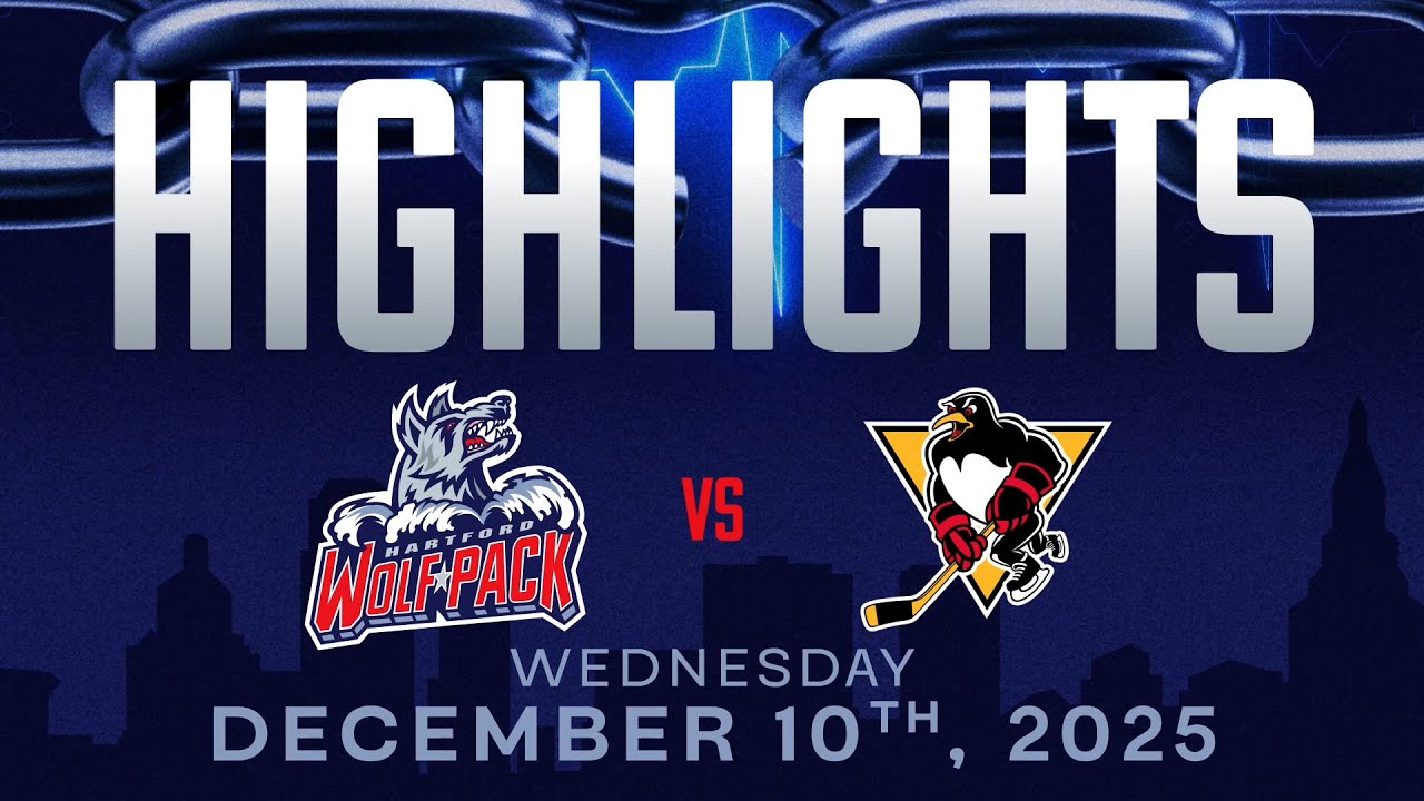 12.10.25 Hartford Wolf Pack vs Wilkes-Barre/Scranton Penguins