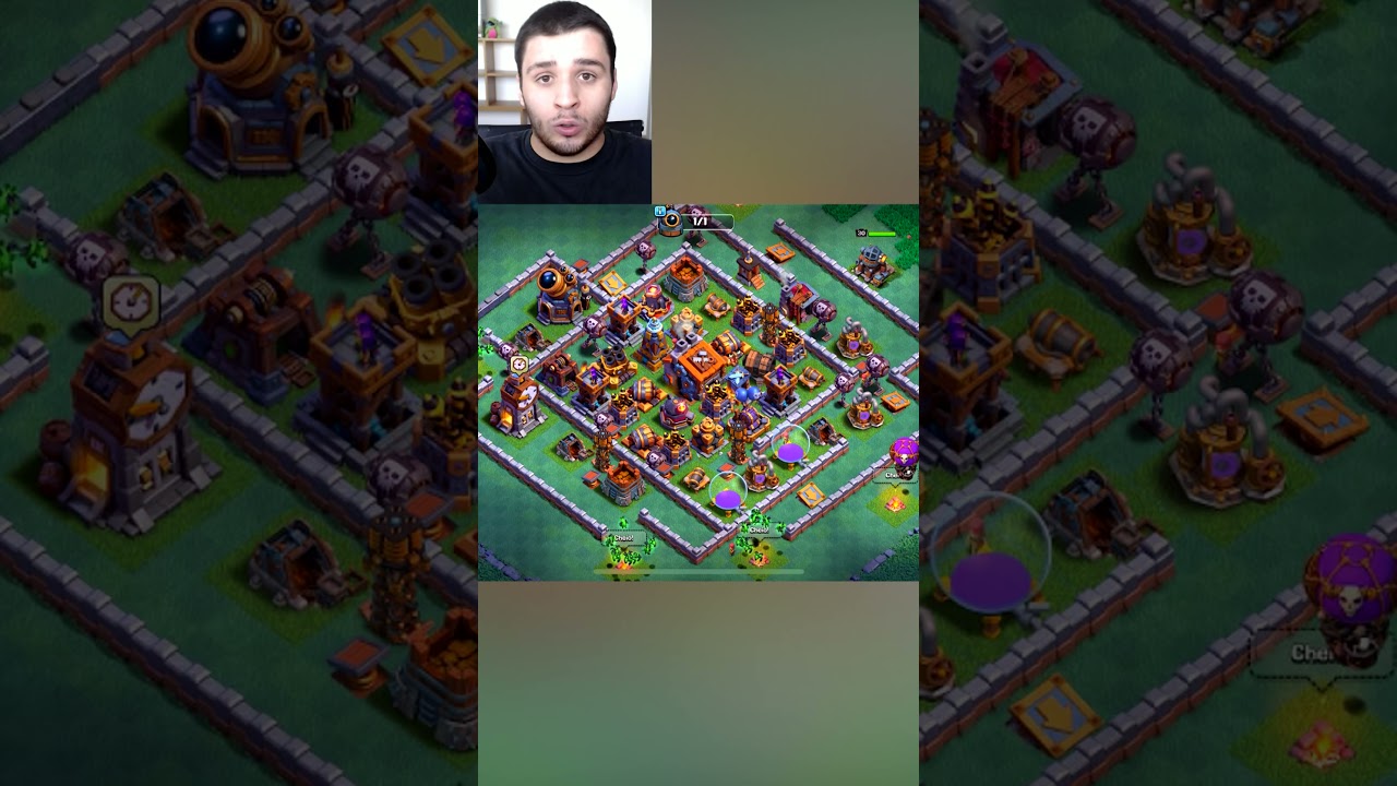 DEPOIS DE 4 ANOS ZEREI A BASE DO CONSTRUTOR! | Clash of Clans #Shorts