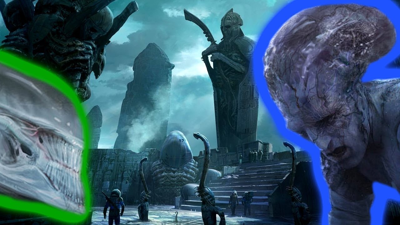 Alien Covenant concept art that tells a different story! Artist Khang Le's unused concept art