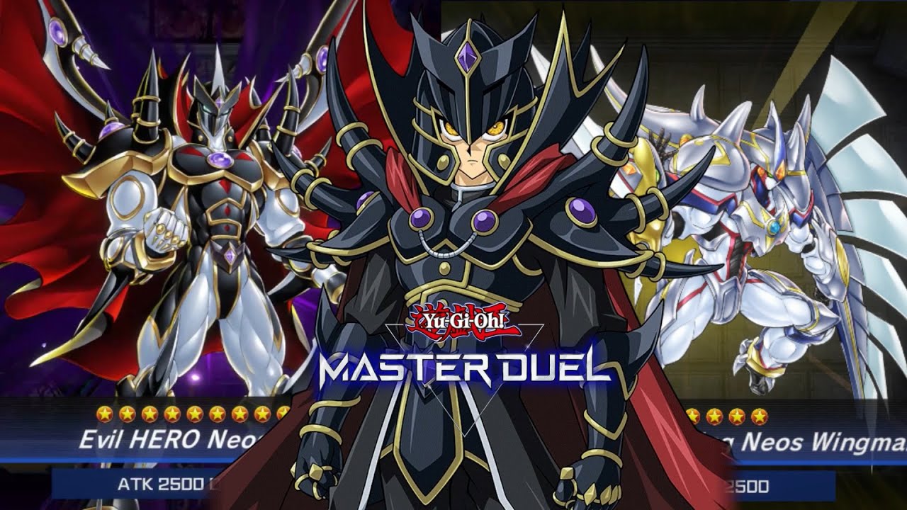 Evil HEROES have arrived! Evil HERO Neos Lord and Shining Neos Wingman Deck from new Selection Pack!